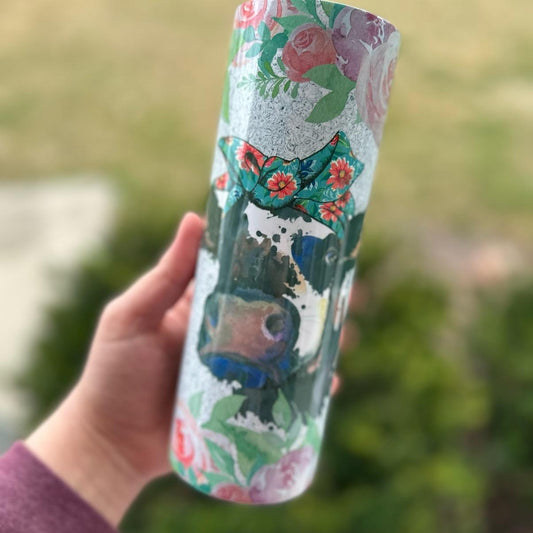 Just A Girl Who Loves Cows 20 oz Tumbler