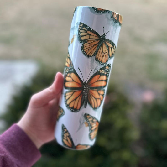 Monarch Butterfly 20 oz Tumbler