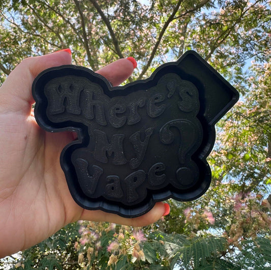 Freshie mold, where's my vape, freshie mold, freshie supplies, smiley face, silicone mold